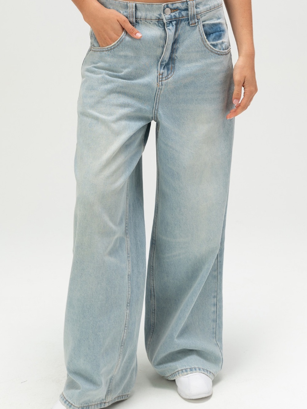 RSQ Light Blue Wide Leg Jeans